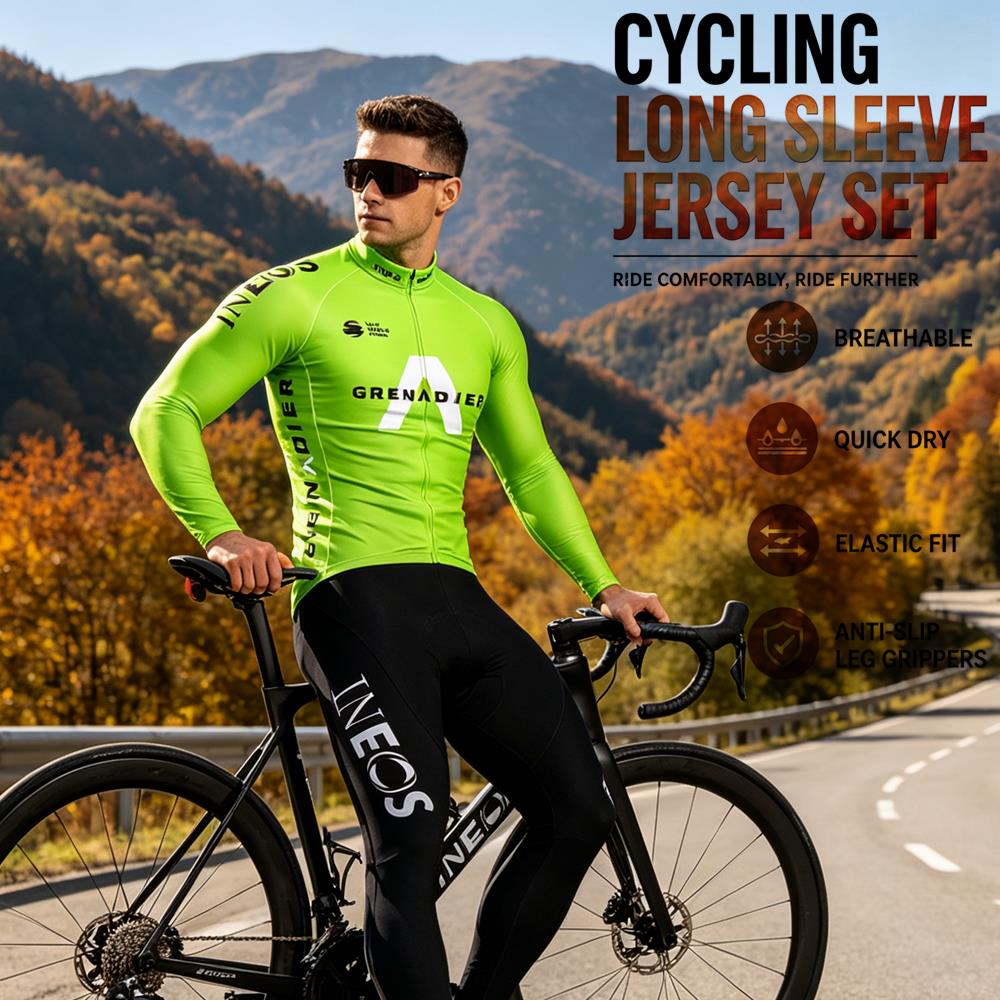 Cycling Community - Autumn Cycling Jersey Set Ropa Ciclismo