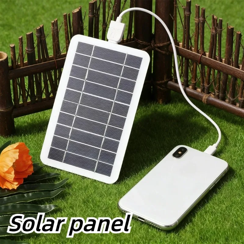Usb Charger Dynamo - 5V 5W Solar Panel Charger With
