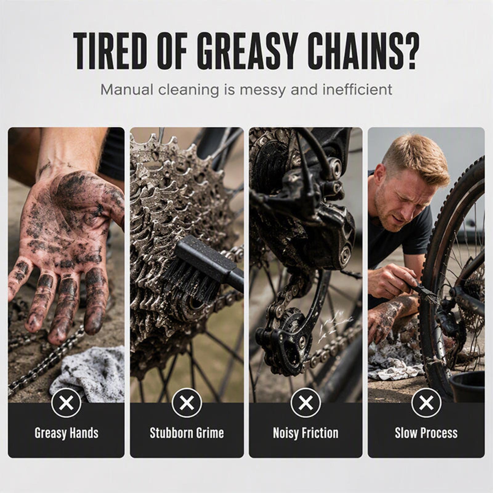Cycling Commuter - Bicycle Chain Cleaner Cycling Drivetrain Maintenance