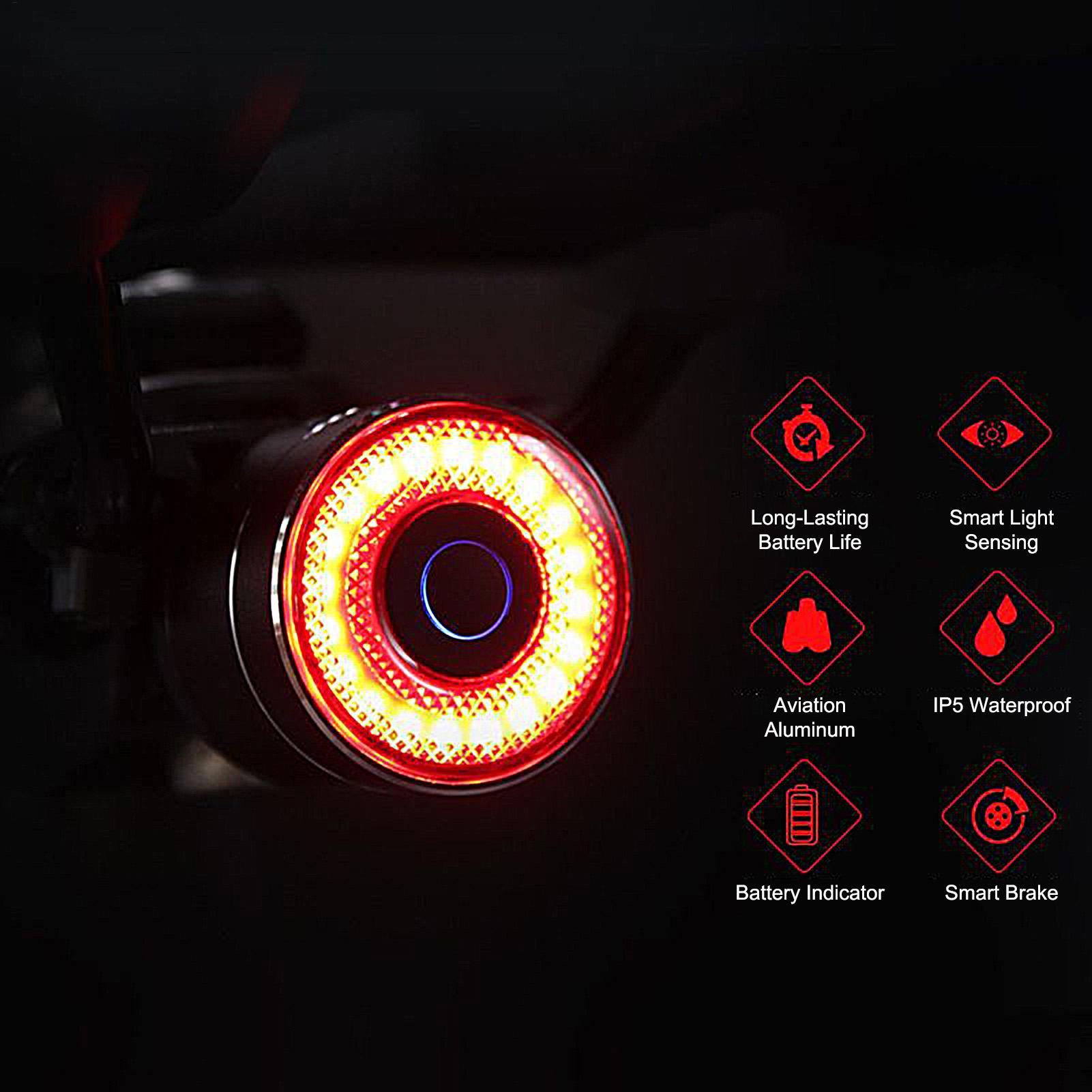Bicycle Brake Light Smart Bike - đánh giá và giá Cycling Commuter