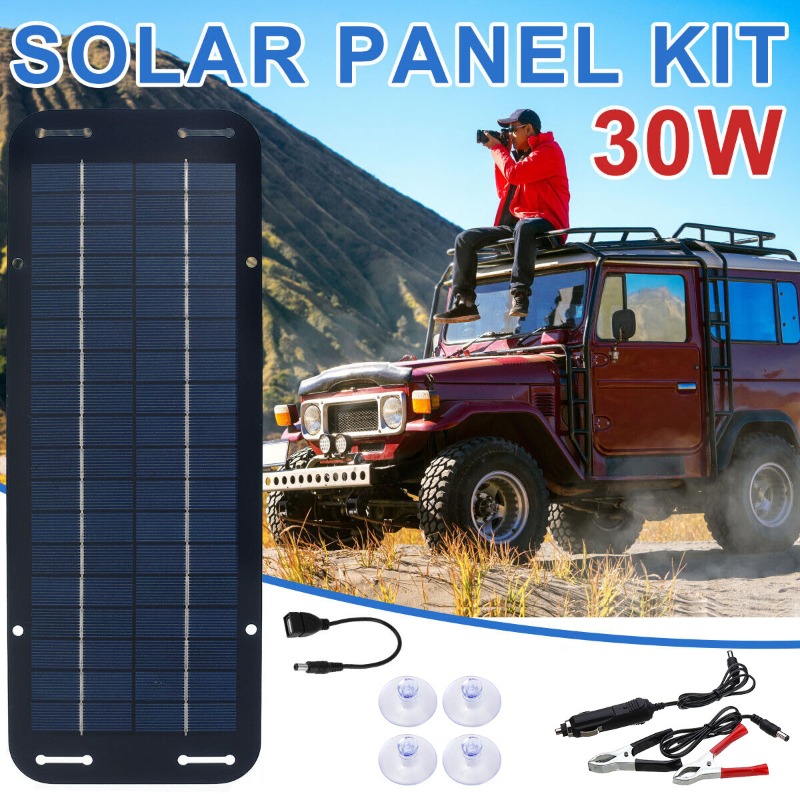 12V Solar Panel Kit IP65 Water - đánh giá và giá Usb Charger Dynamo