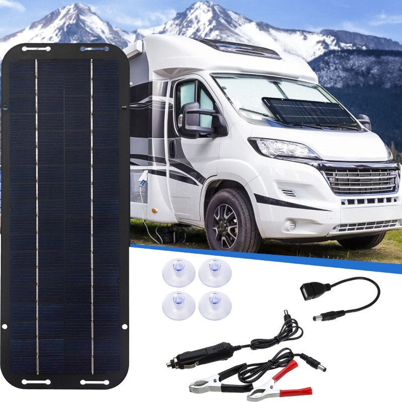 12V Solar Panel Kit IP65 Water - đánh giá và giá Usb Charger Dynamo