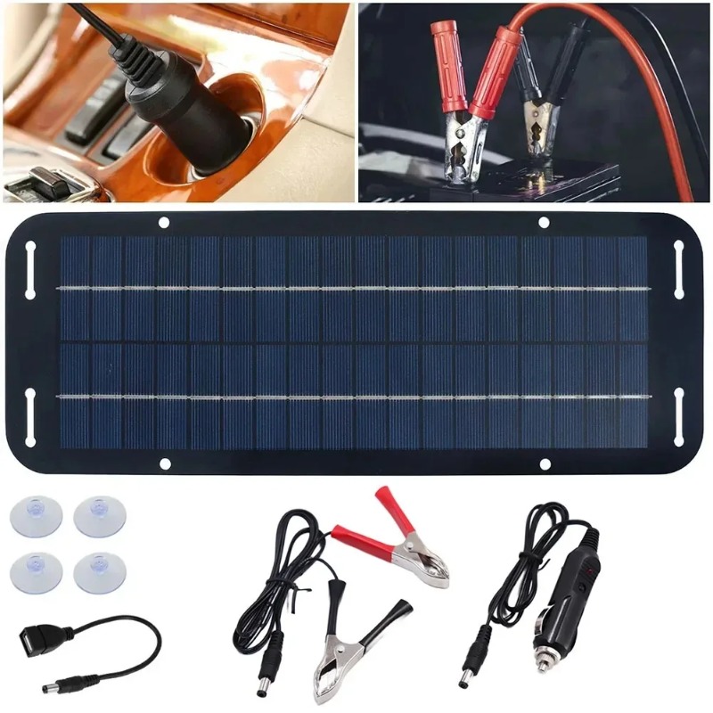12V Solar Panel Kit IP65 Water - đánh giá và giá Usb Charger Dynamo