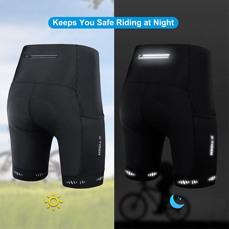 X-TIGER Men Cycling Shorts wit - đánh giá và giá Cycling Commuter Pants
