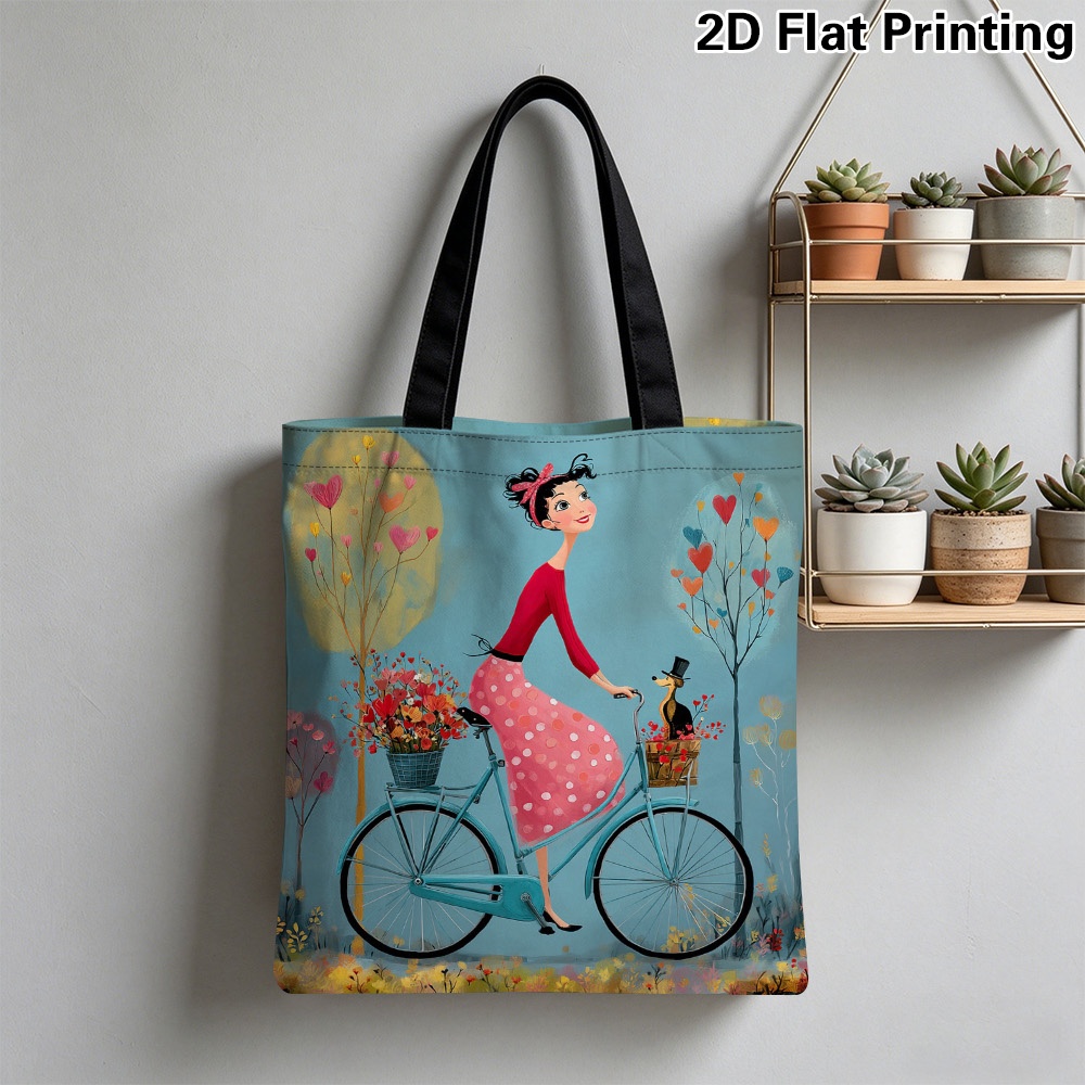 1pc Elegant Woman Riding Bicyc - đánh giá và giá Cycling Journey