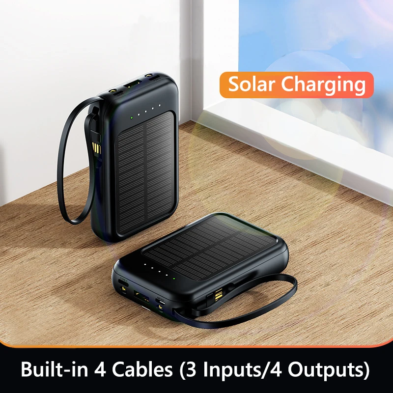 50000mAh Solar Power Bank Buil - đánh giá và giá Usb Charger Dynamo