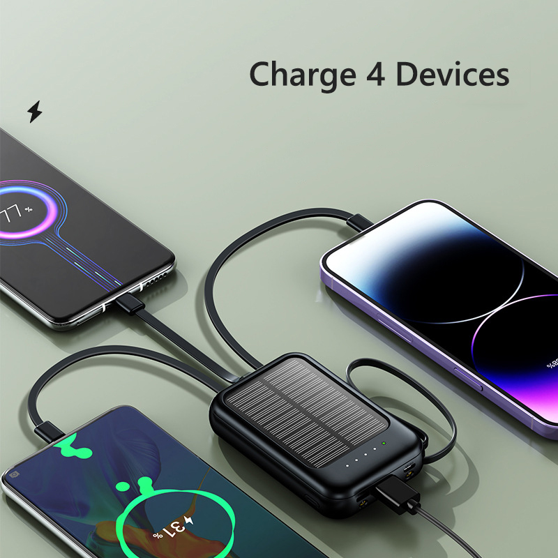 50000mAh Solar Power Bank Buil - đánh giá và giá Usb Charger Dynamo