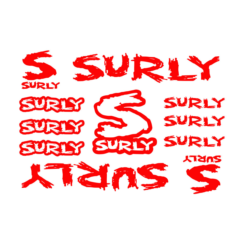 11Pcs Surly Bicycle Frame Stic - đánh giá và giá Cycling Quote