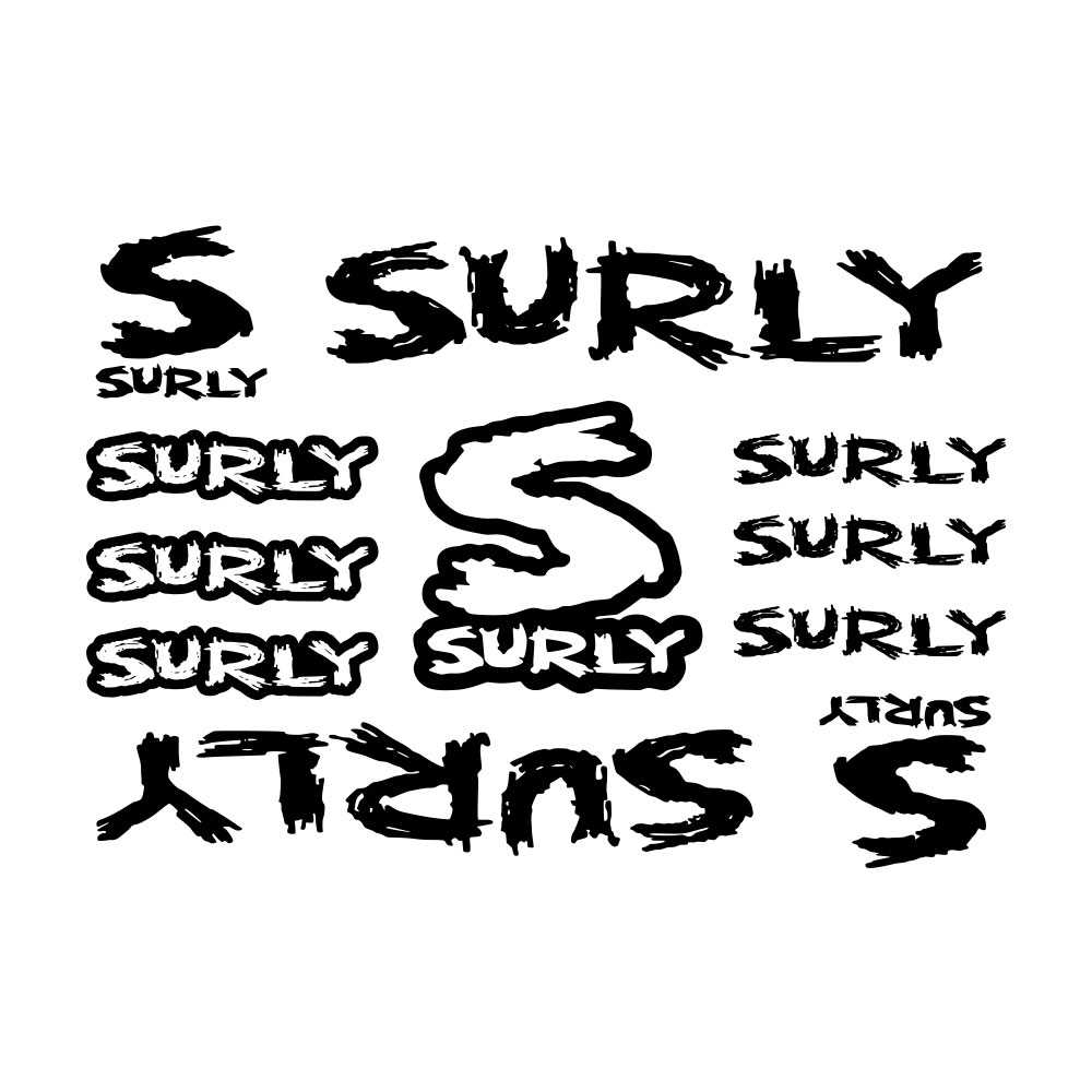 11Pcs Surly Bicycle Frame Stic - đánh giá và giá Cycling Quote