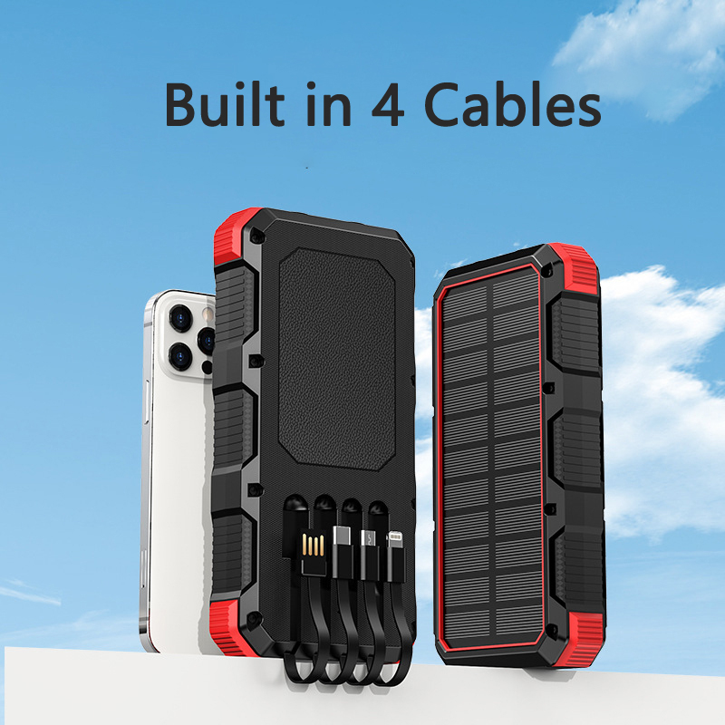 Solar Power Bank 36800mAh with - đánh giá và giá Usb Charger Dynamo